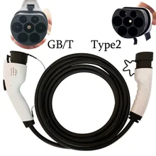 Ev Charging Cable With Plug 32A 1 Phase Type 2 To Gbt Iec 62196 Ev Cable