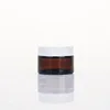 amber jar white cap