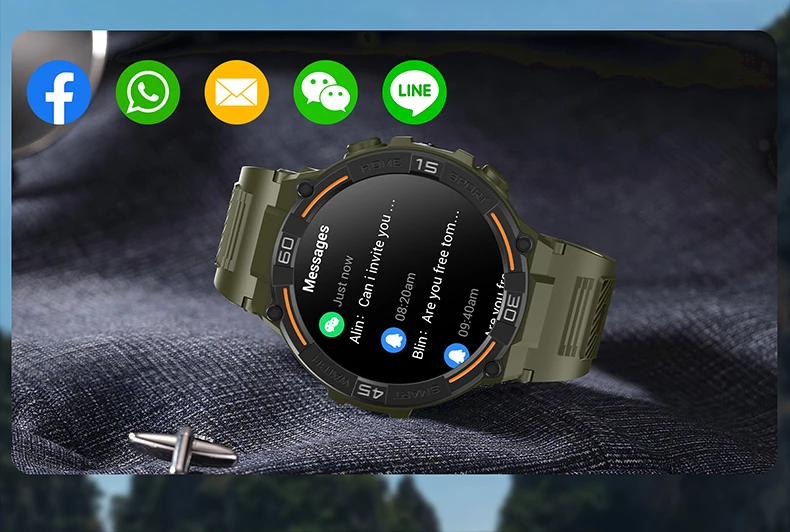 HW50 Montre Smartwatch Outdoor Sports 290 MAh IP67 Waterproof Level Reloj 360*360 Round Full Touch TFT Screen Type Smart Watches