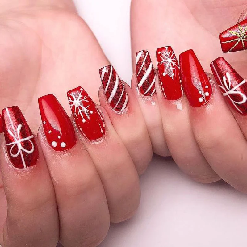 Dekorierte Knstliche Professionelle Acryl-Klebengel im Sarg-Design fr  Weihnachten, Luxurise Franzsische Hochzeits-Designs, Falsche Ngel zum  Aufkleben