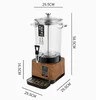 Modelo de vapor con diseño de madera de 20L