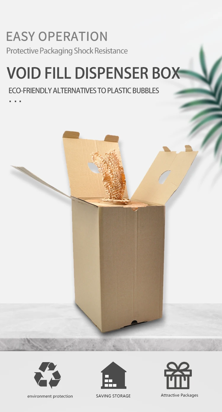 Artificial Plant Paper Filling Boxes Eco Friendly Packaging