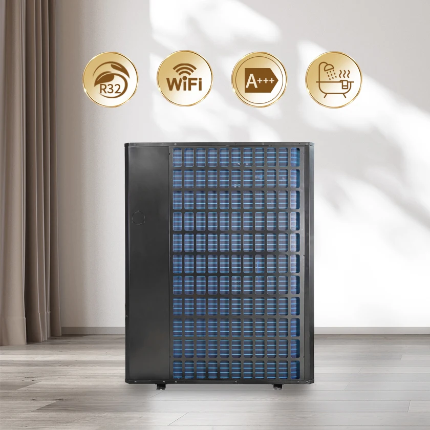 Тепловой насос с воздушным источником для домашнего отопления и охлаждения тепловая вода моноблок инверторный постоянного