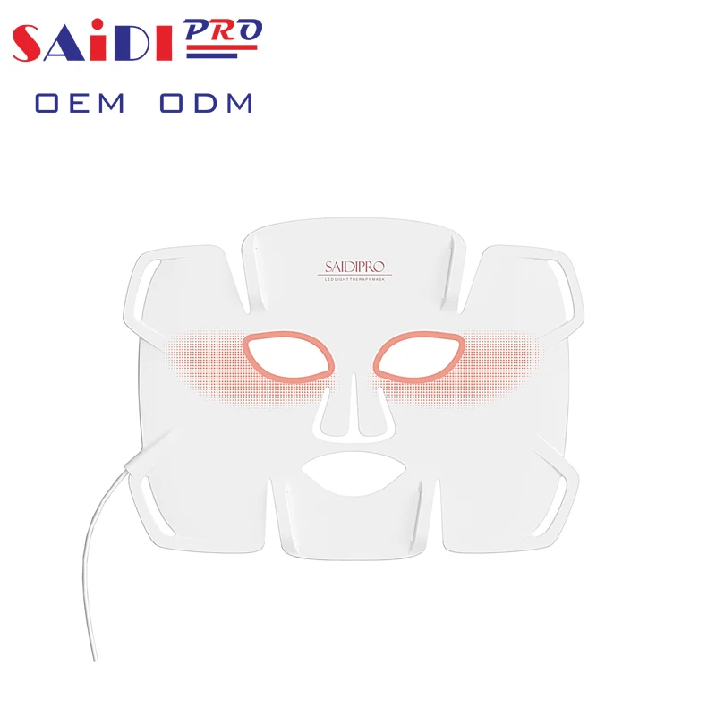 Saidipro косметическая маска PDT LED машина для лица светотерапия LED красный свет терапия двухъядерный 660нм 850нм светотерапия маска