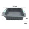 Two-tone Scalloped Edge Square Silicone Cake Pan