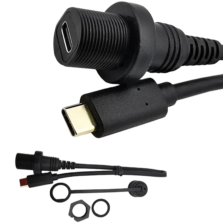 Водонепроницаемый кабель-удлинитель Usb Type C папа-Usb 3