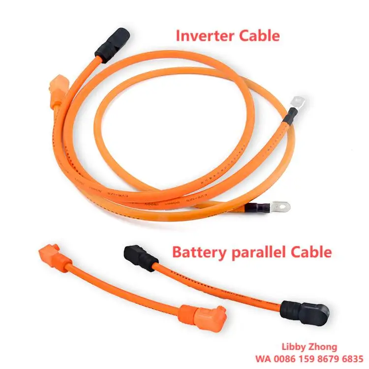 Custom Extension Cord AC DC Power Cable 50mm2 100A 200A Solar Extension Cable Lifepo4 Battery Parallel Inverter Connection Cable