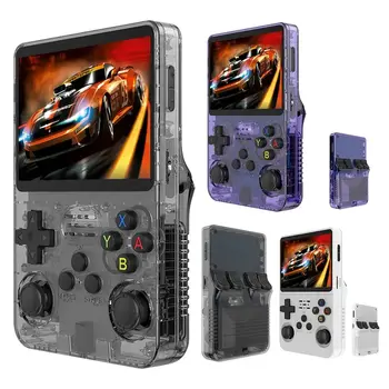 R36S Retro 3.5 Inch IPS Screen Handheld Game Console Open Source Linux System 64GB 15000+ Games Pocket Video Player VS RGB20S