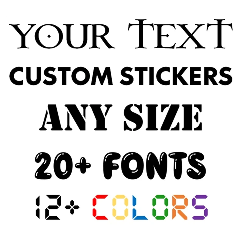 High Quality Reflective Personalized Custom Car Sticker Waterproof Car ...