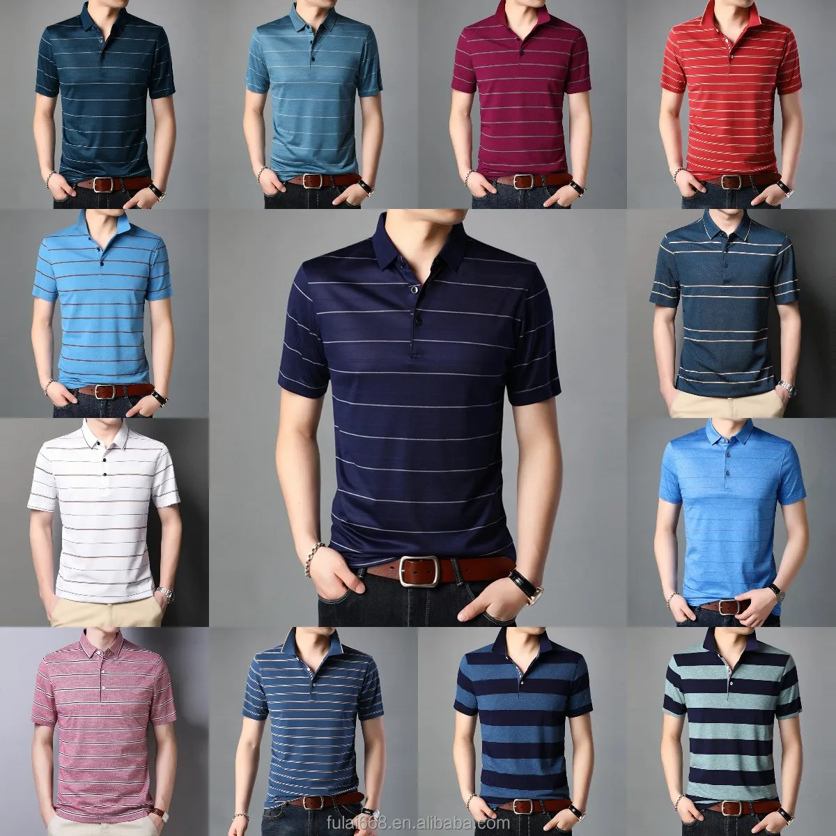 Highend Polo Shirt Men's Shortsleeved Business Shirt Summer Cotton Lapel Tshirt Top Buy Men