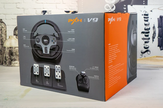 pxn v9 usb gaming steering wheel