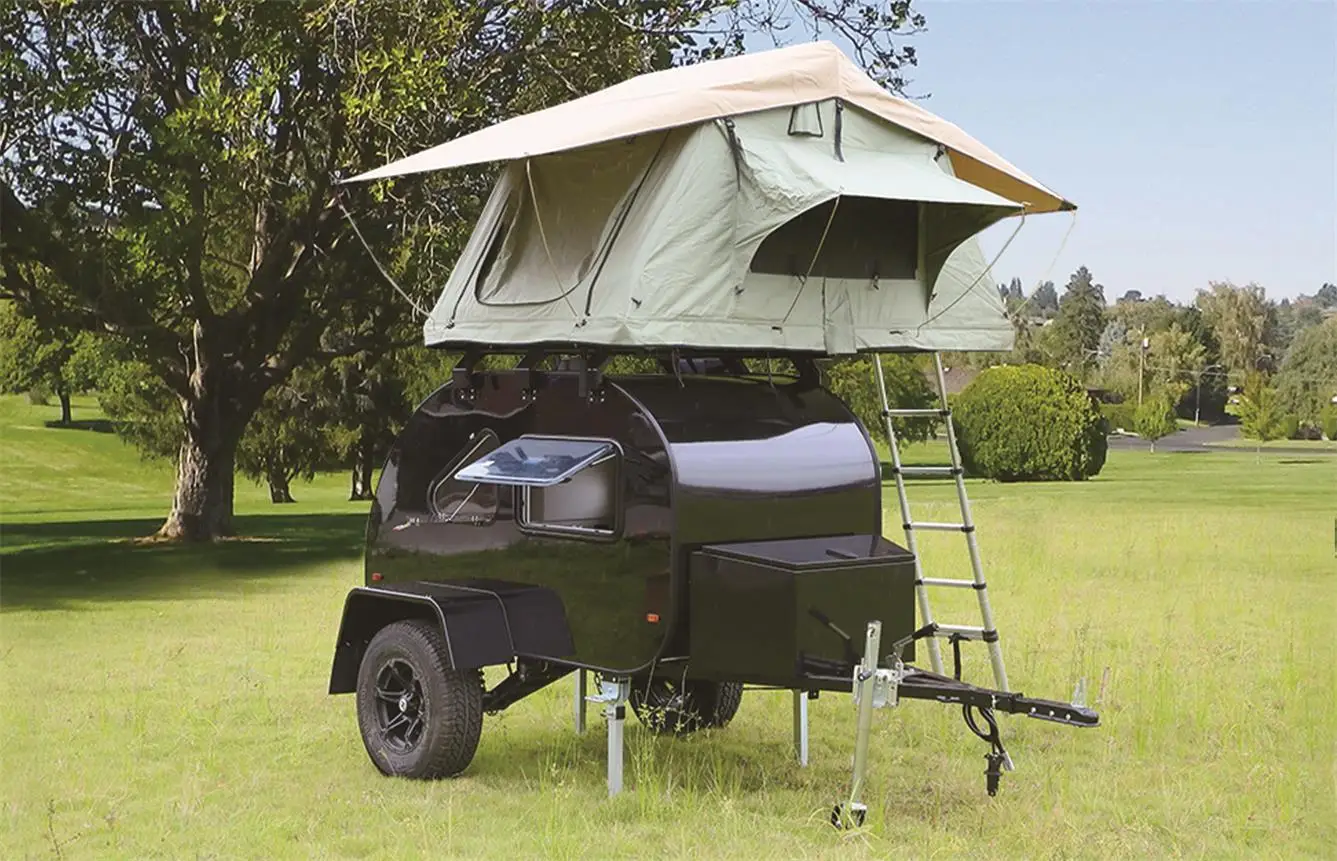 Small Mini Cheap Overland Offroad Lightest Teardrop Camper Travel