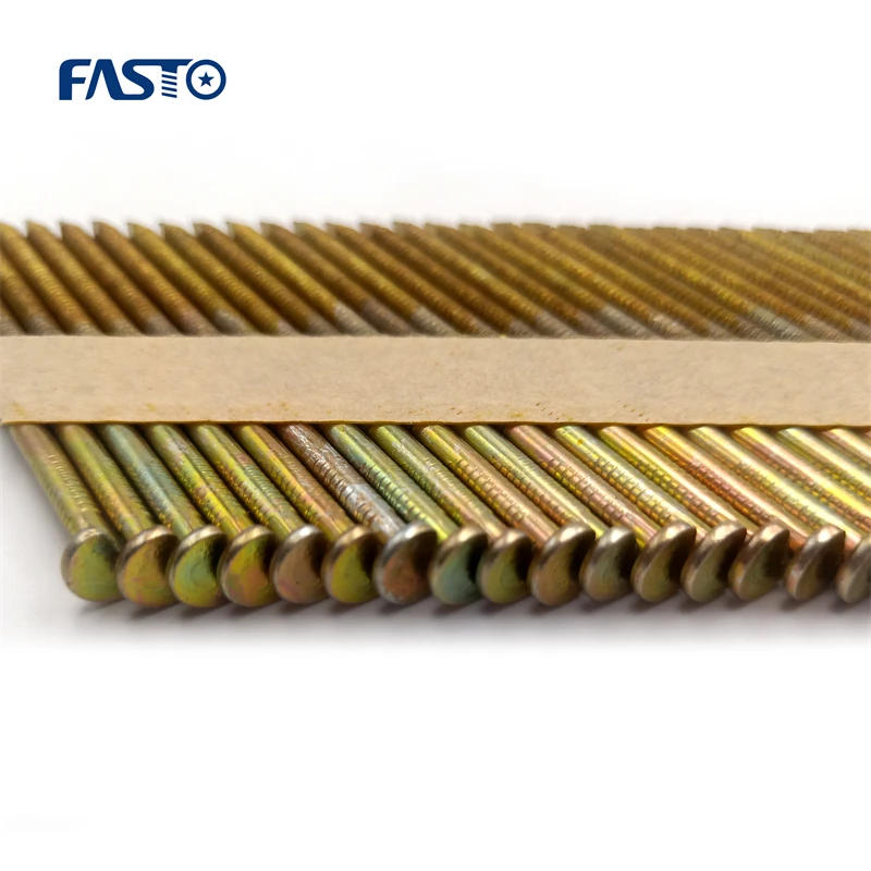 Galvanized Paper Collated Strip Framing Nails Buy Paper Collated Strip Framing Nails,Paper