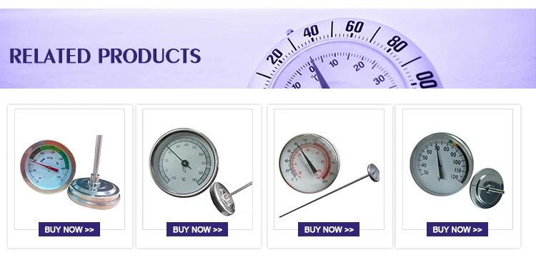 Dial 80mm Big Size Strong Structure Compost Soil Garden Agriculture Thermometer Temperature Gauge