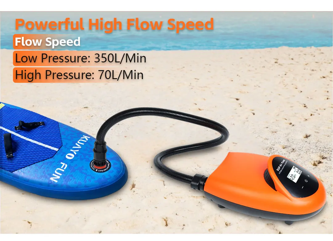 Tsp2040c Electric Stand Up Paddle Board Pump With 2500mah*6 Lithium
