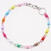 Single-layer colored spring trouser chain