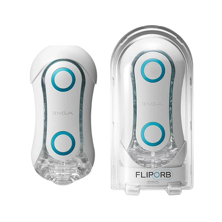 FLIP ORB Hands Free Male Vibrating Masturbator With Suction Vagina Pussy Cup Masturbation Device Sex Toys