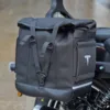 Borsa laterale in tela nera tst2001 + supporto per auto