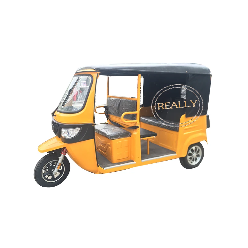 2023 New Design Electric Tricycle Rickshaw Passenger 3 Wheels Tuktuk