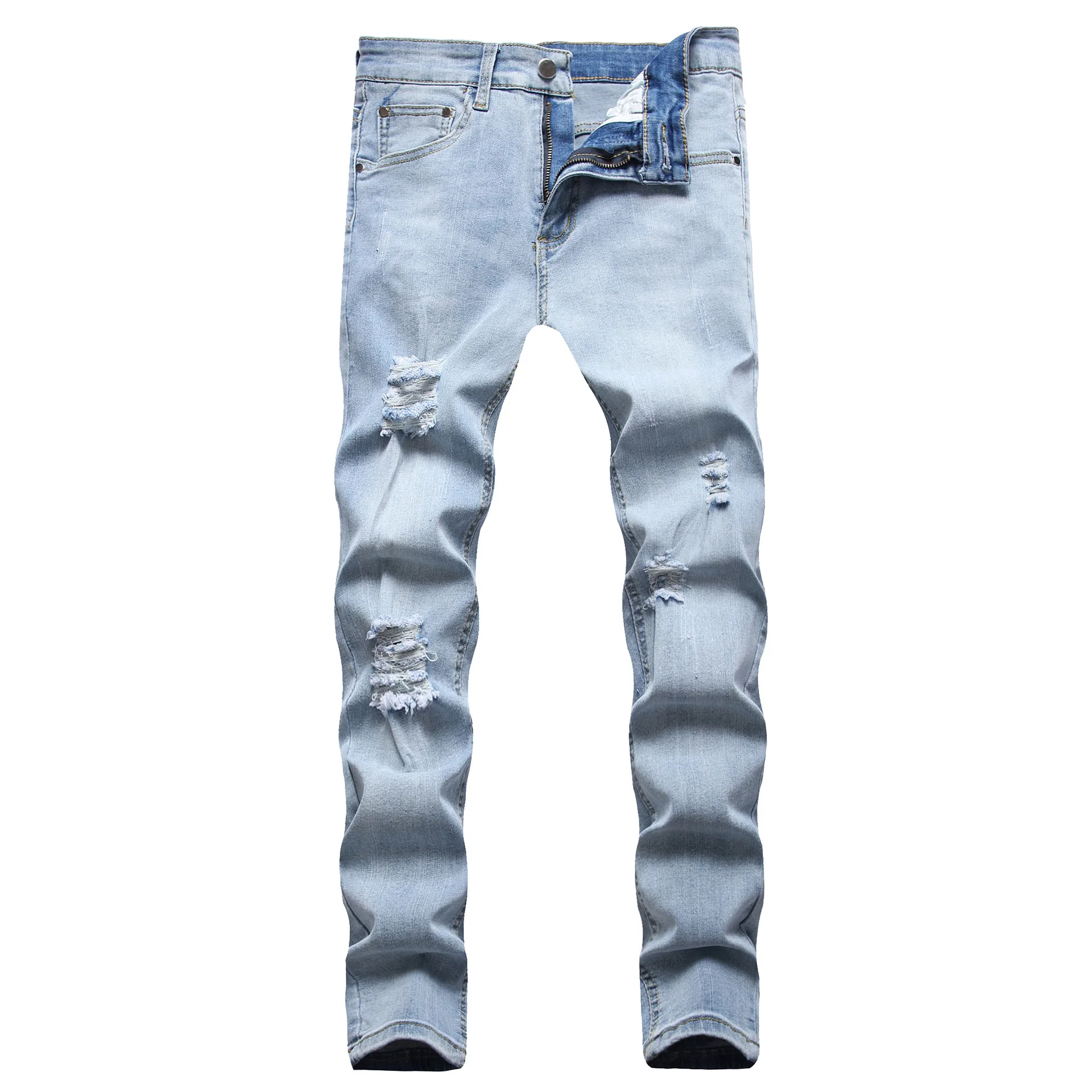 New Arrival Custom Plus Sizes Slim Fit Stretch Denim Pantalones De