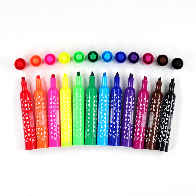 12 Non Toxic Chiseled Tip Assorted Scented Markers Buy Scented