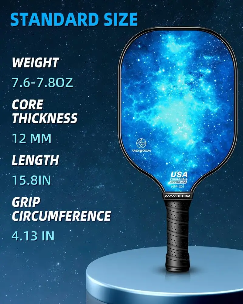 Customization Pp Pickleball Paddles Grip Tape Fiberglass