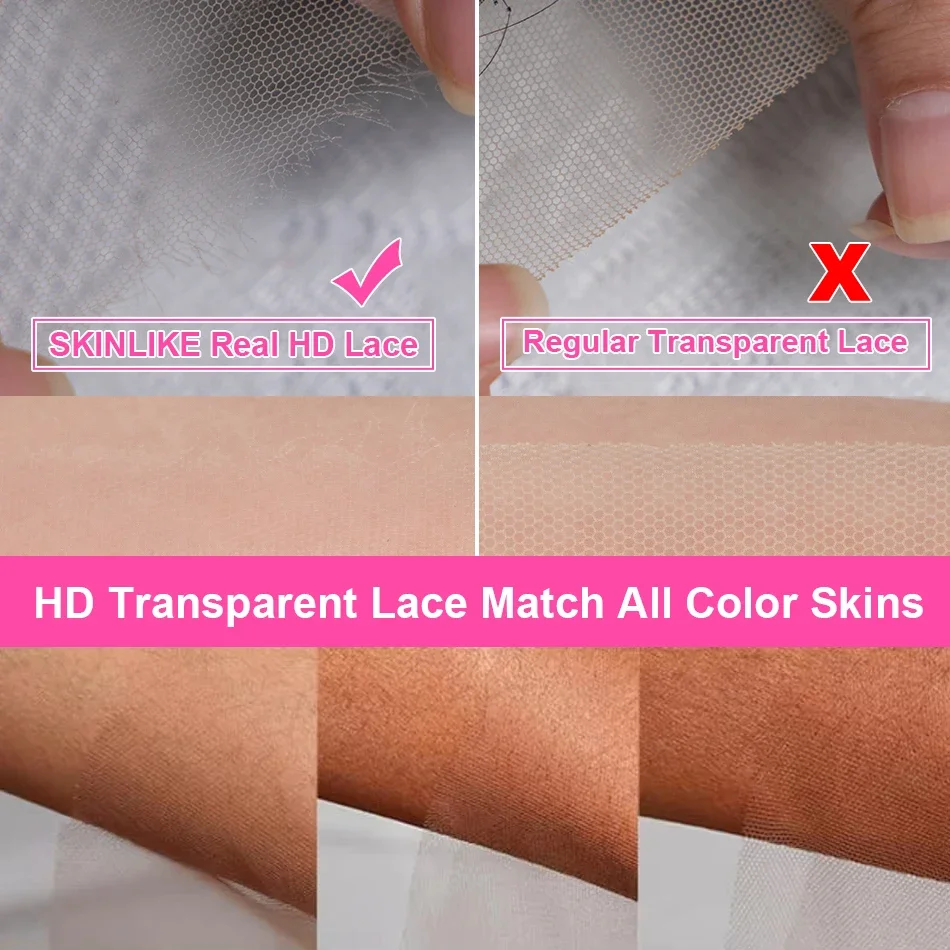 13x4 13x6 HD Lace Frontal Echthaar Perücke Knochen Gerade 40 Zoll Brasilianische Transparent 250% Lace Front Perücken Für Frauen_voghion.com