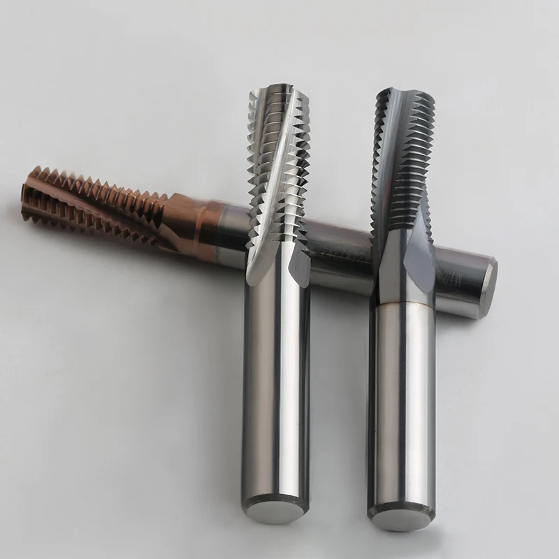 Direct Factory Sale High Precision Solid Carbide CNC Tooln Thread Milling Cutter M6*1 M12*1 End Mill ODM & OEM Supported manufacture