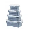 Blue [four-piece lunch box]