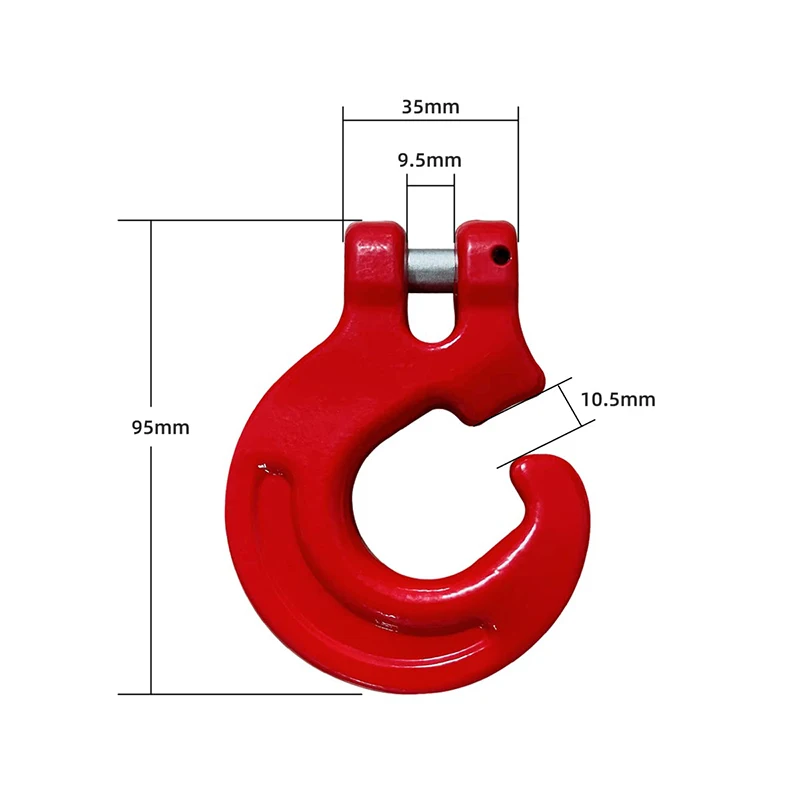 4400lbs Working Load Limit Logging Chain Choker G80 Chain Hook 5/16 ...