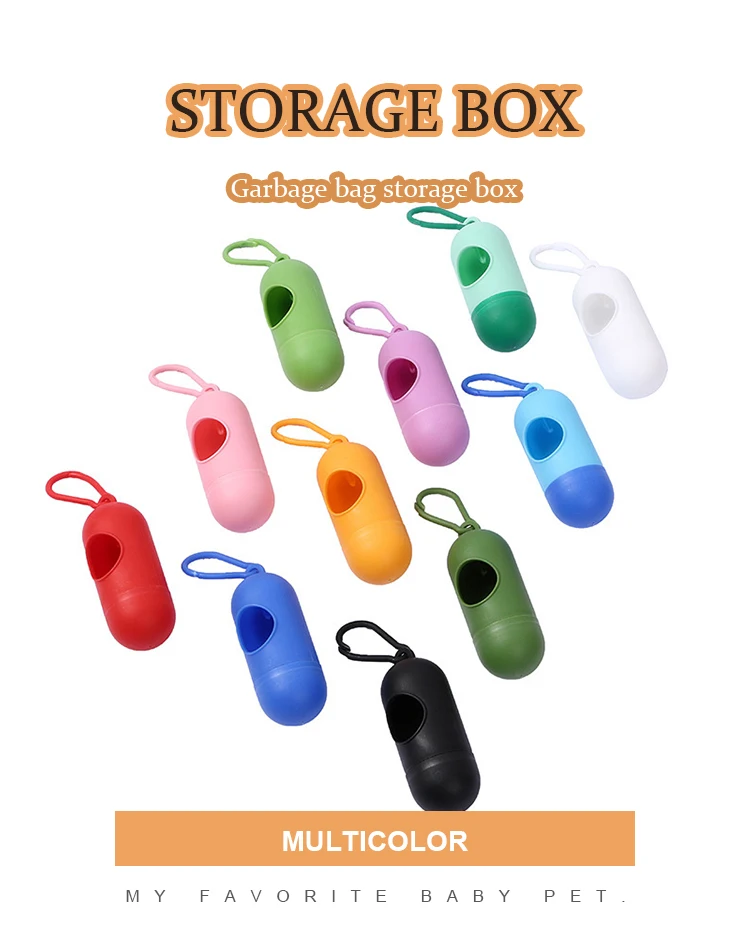 Dog Accessories Outdoor Plastic Luxury Dog Waste Poo Poop Bags Holder