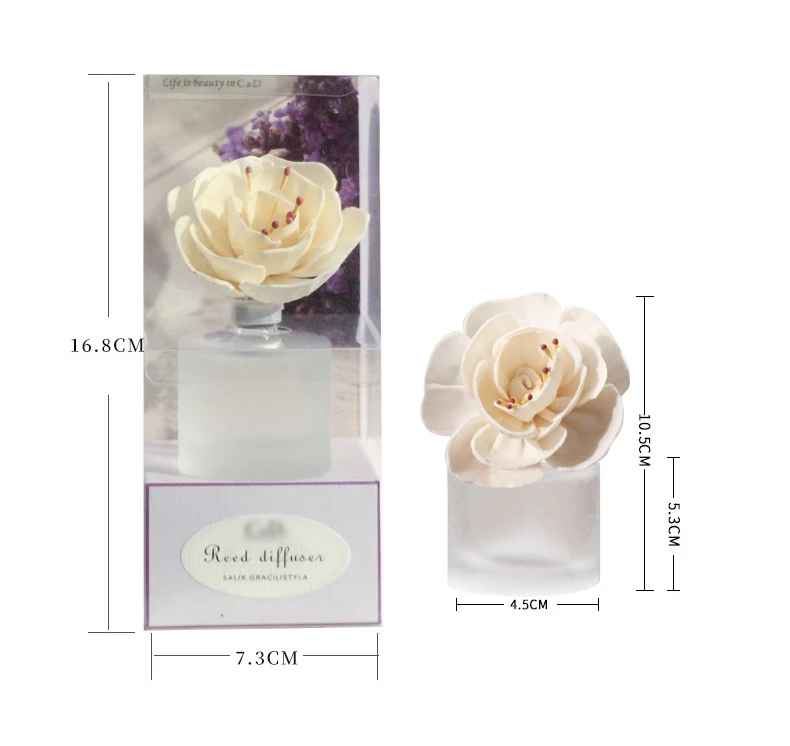 Decorative Glass Bottle Perfume Diffuser Diffusers For Essential Oils ...