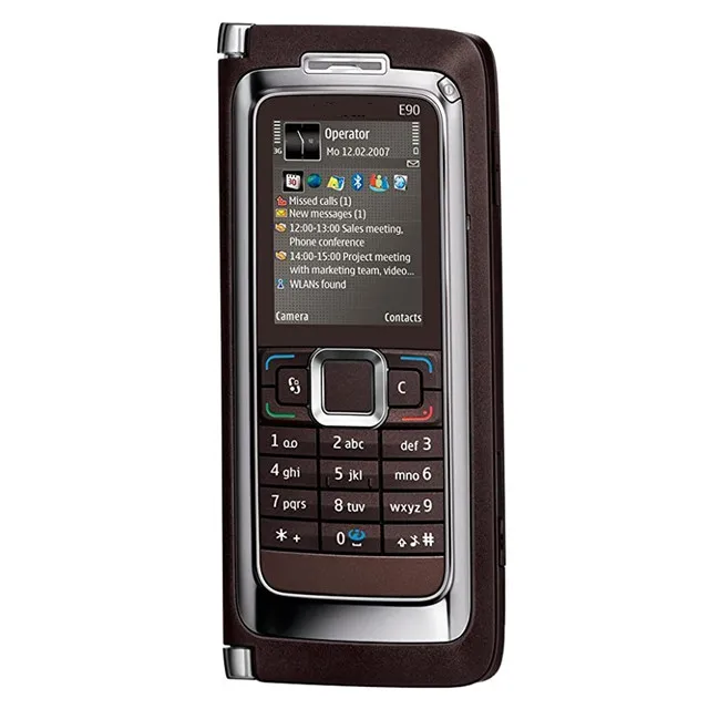 Free Shipping Original Cheap Unlocked Classic Flip QWERTY Full Keyboard Mobile Cell Phone E90 for NK by Post