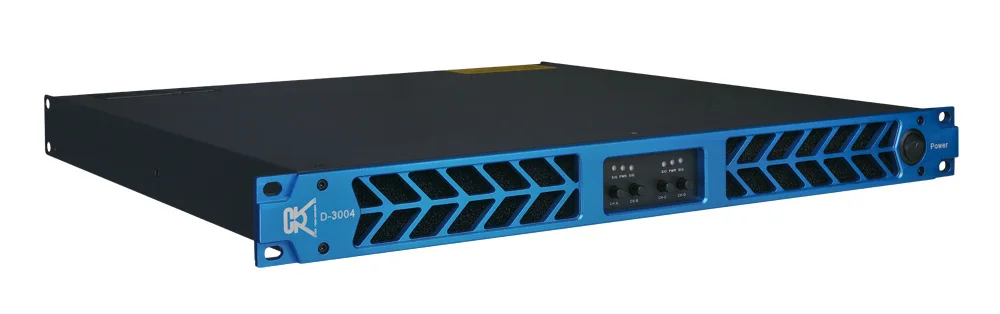 Latest  CVR Audio D3004  High  Output 3000W 4 Channels Power Amplifier
