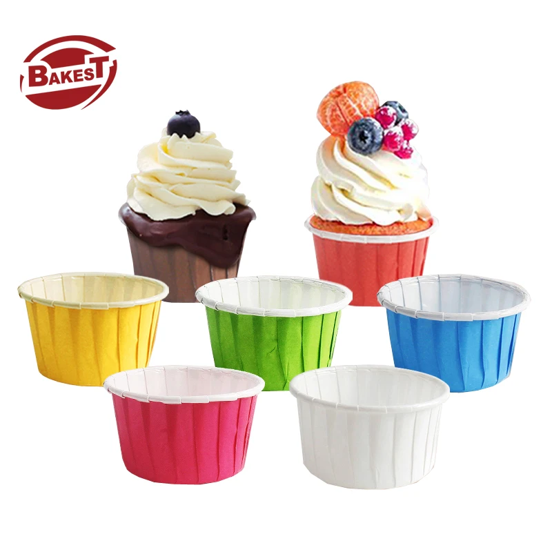 Round Mini High-temperature Resistant Aluminum Foil Thicken Cupcake Liners Baking Cups Muffin Paper Cup