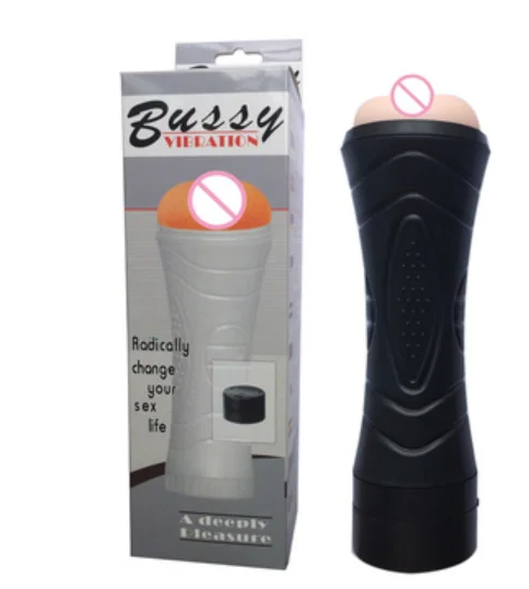Realistische Vagina Pussy Sexspielzeug Masturbator Taschenformat Elektrisch  Vibrierender Knstlicher Mnnlicher Masturbationsbecher