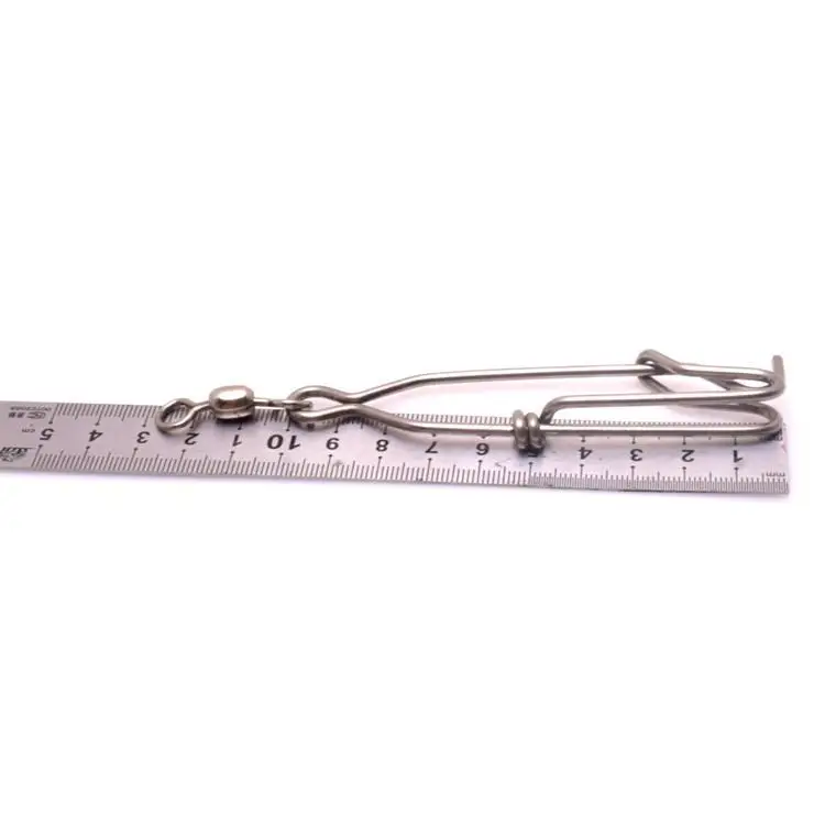 TOPIND 304 Stainless Steel Longline Fishing Tuna Clips with Swivel