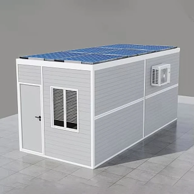 Quick Installation for Household Use Post-Disaster Reconstruction Durable Mobile Living Solar Panel Foldable Container Houses