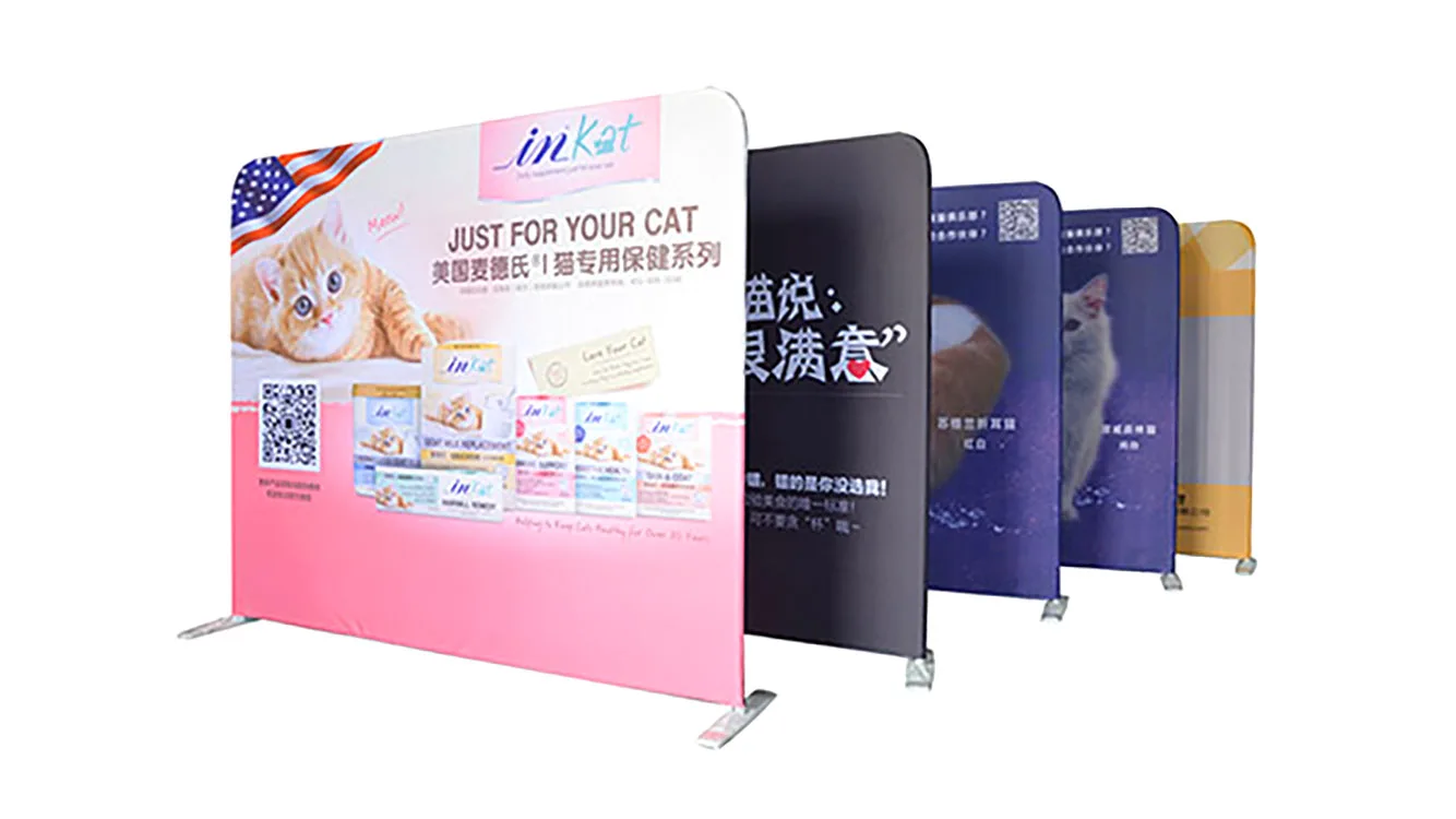 Portable Tension Fabric 10x10ft 20x20ft Advertising Trade Show Display ...