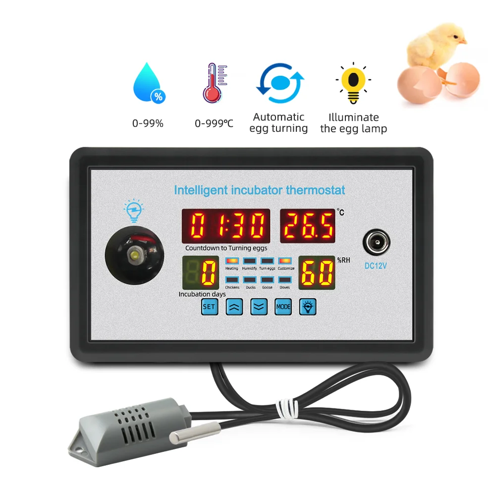 Zfx-900 Embedded Temperature Meter Intelligent Digital Temperature Display  Panel For Refrigerator Deepfreeze Cold Closet