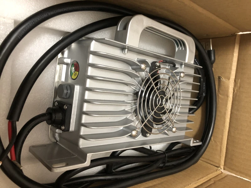 便携式自动agm叉车高尔夫球车12v 24v 36v 48v dc铅酸动力电池充电器