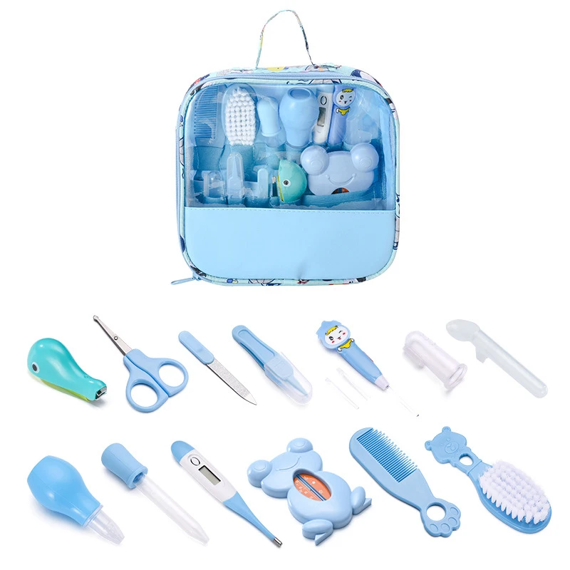 Factory Custom Multi Pieces Baby Grooming Safety Baby Care Grooming Set Baby Health Care Kit