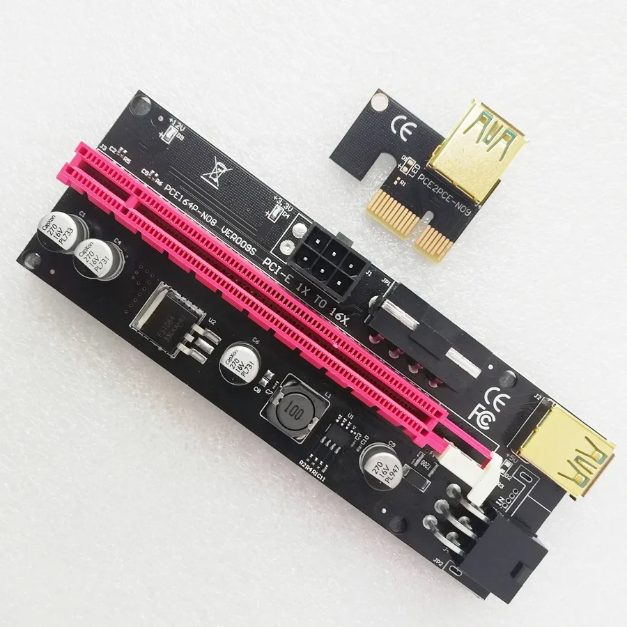 Райзер VER009S PCI E, карта 009 PCI Express PCIE Райзер 009S