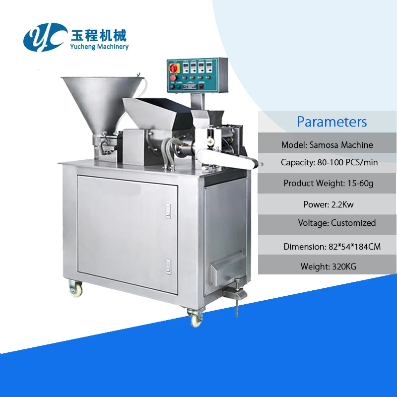 Super quality high speed Yucheng customized automatic dumpling samosa empanadas encrusting machine manufacture