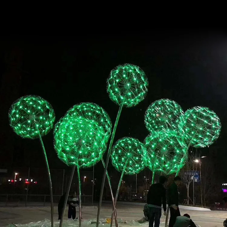 2021 Китай уличный Ресторан горячая Распродажа освещение украшение наружное Одуванчик дерево свет Декор цветок декоративные светодиодные