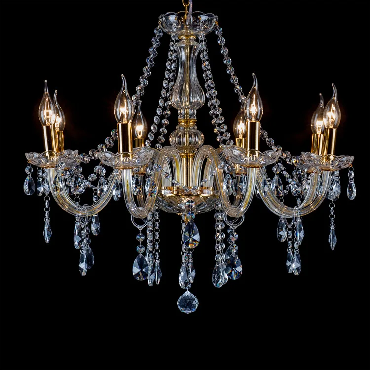 Vintage Austrian Antique Crystal Chihuly Style Chandelier for Sale