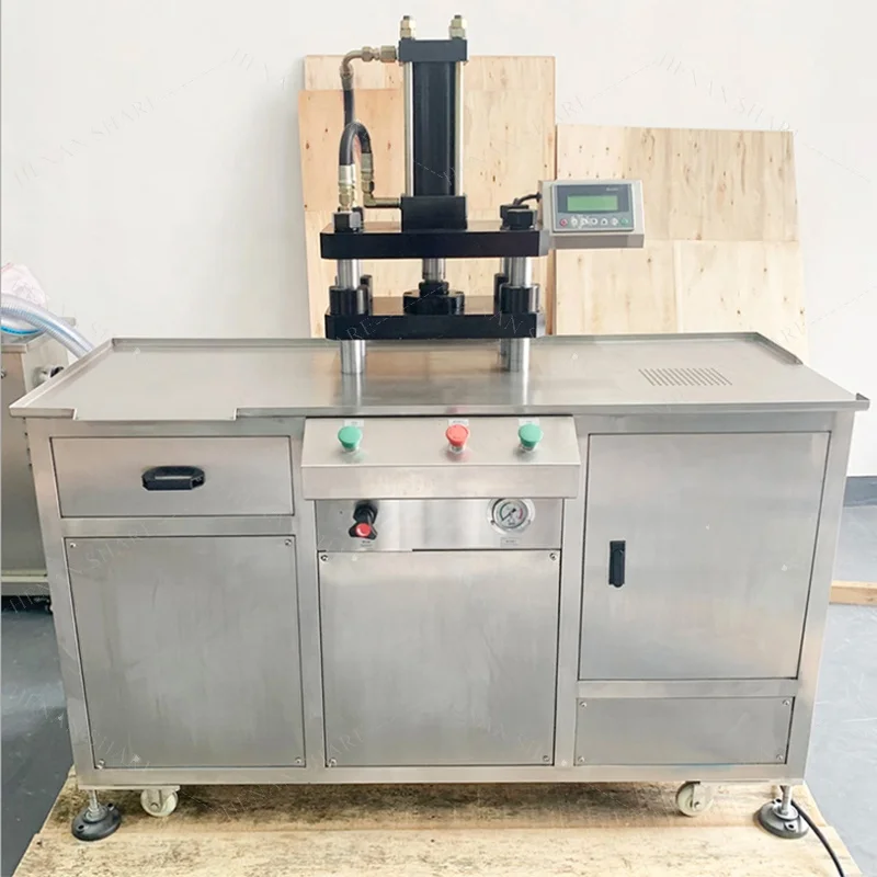 Автоматическая машина для косметического прессования теней век компактная