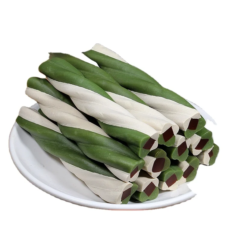 Four-Leaf Clover Dog Grinding Stick Bite Glue Bright White Clean Teeth Beef Chicken Flavor Dog Snacks Tooth Cleaning Bone Snacks