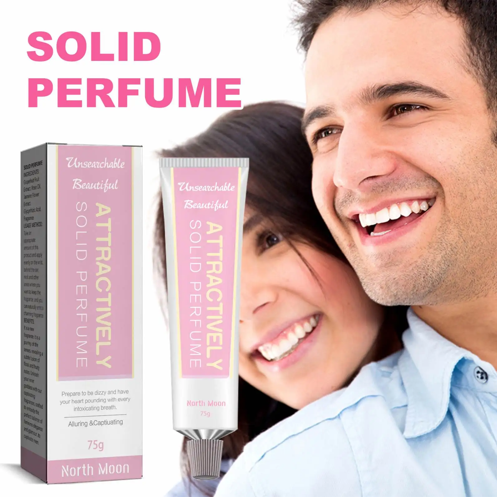 Норт-Луна, оптовая продажа, твердый парфюмерный бальзам, портативный стойкий легкий аромат тела, портативный карманный твердый парфюм