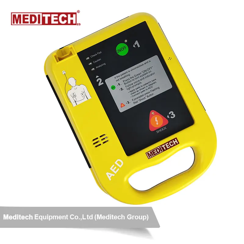
 Автоматизированный внешний дефибриллятор Meditech Defi5 для оказания первой помощи по удивительной цене и с расширенными функциями  